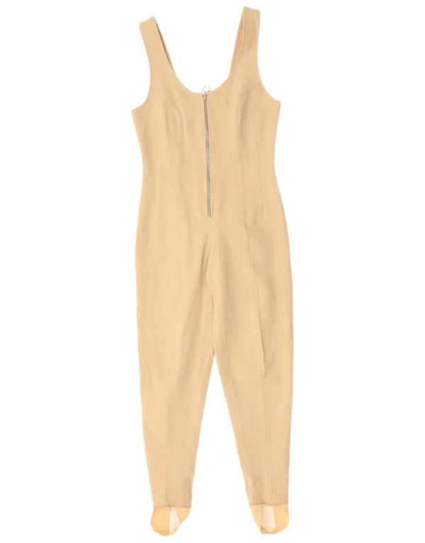 COLMAR Womens Sleeveless Stirrup Jumpsuit IT 42 Medium  Beige