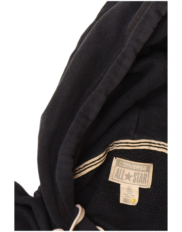 Ανδρικό κουκούλα Converse Μικρό Βαμβακερό Navy Blue