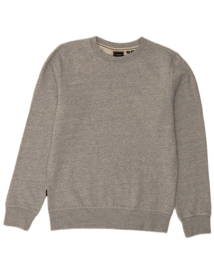 Ανδρικό φούτερ Superdry Jumper Βαμβακερό μεσαίο γκρι