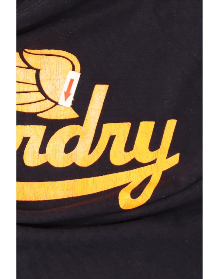 Ανδρικό γραφικό μπλουζάκι Superdry Classics Top Large Navy Blue από βαμβάκι