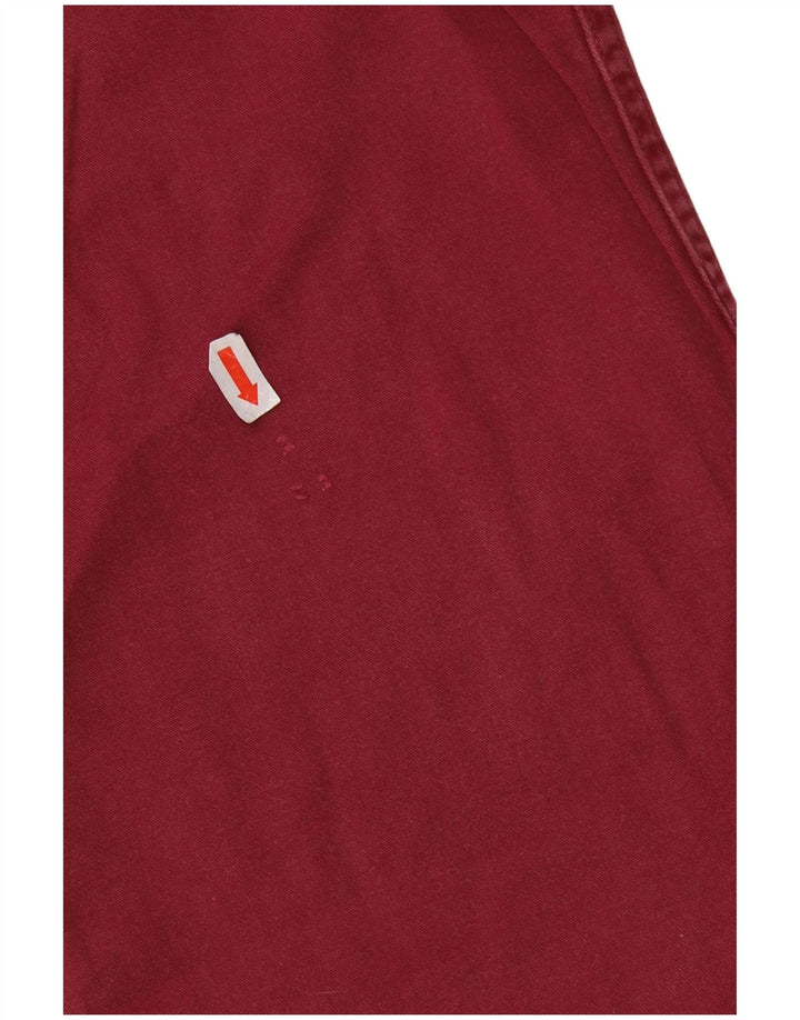 Ανδρικό πουκάμισο vintage Western XL, βαμβακερό μπορντό