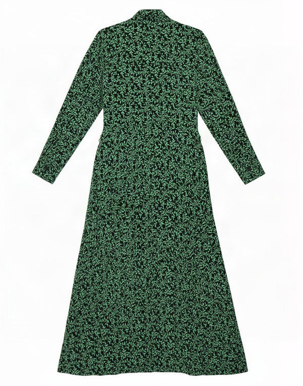 Zara Γυναικείο Αμάνικο Maxi Φόρεμα UK 12 Medium Green Floral