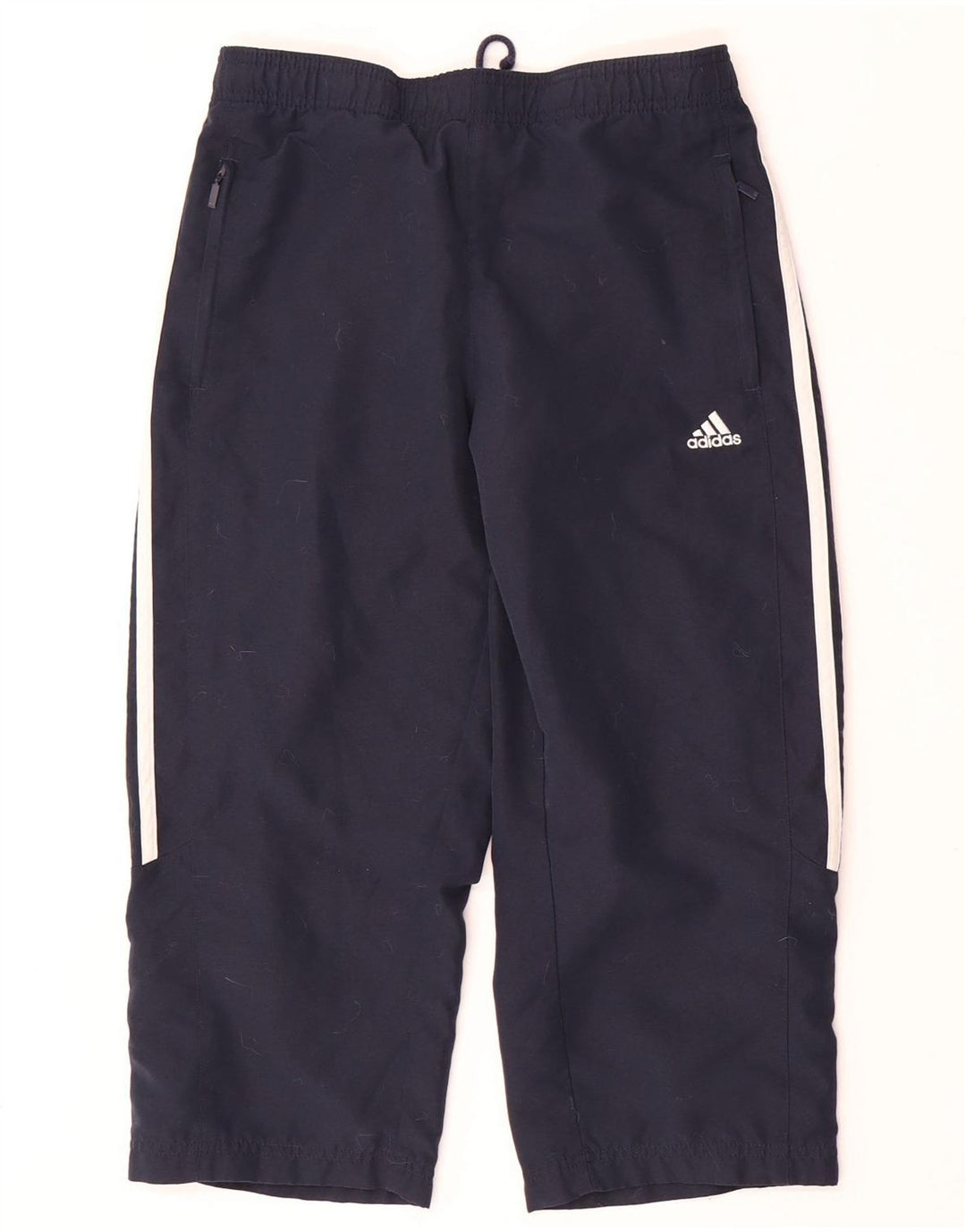 Adidas Γυναικεία φόρμα Capri Παντελόνια UK 10 Small Navy Blue Polyester
