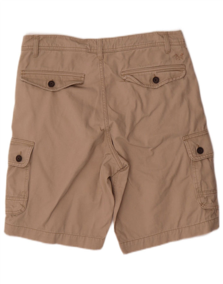 Ανδρικό σορτς Cargo Crew Clothing W32 Βαμβακερό μεσαίο μπεζ