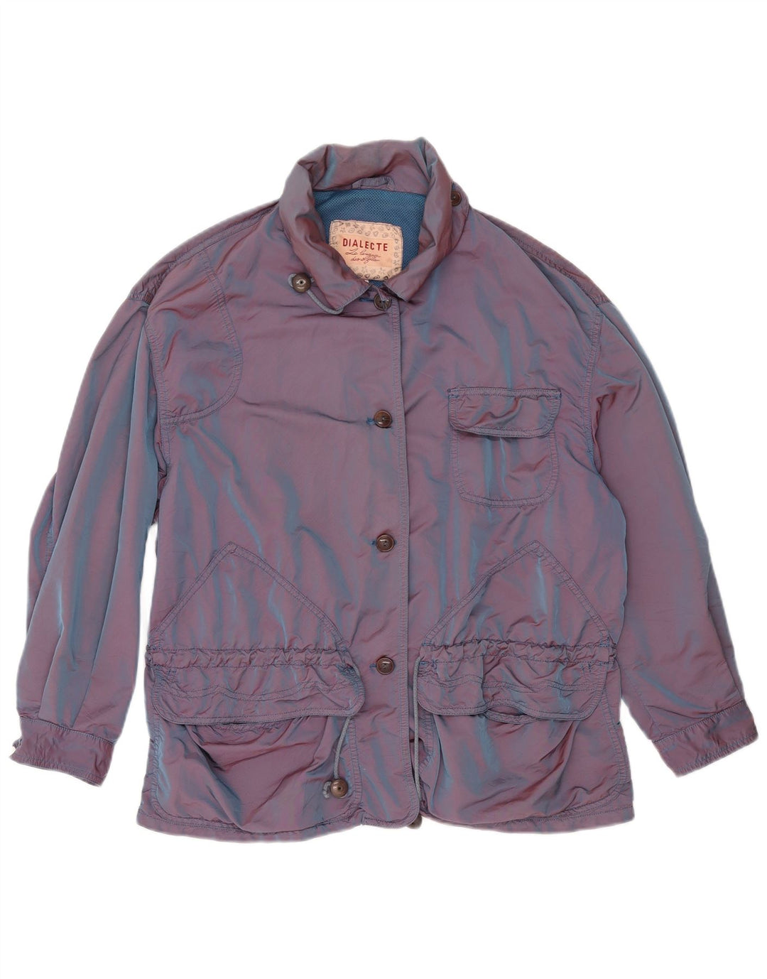 Vintage Γυναικείο Oversized Utility Jacket IT 44 Medium Blue Polyamide