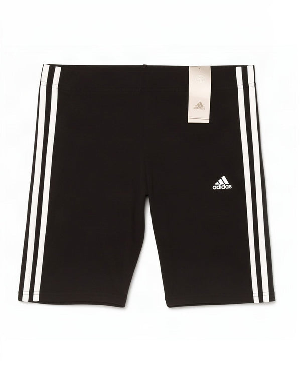 Γυναικείο αθλητικό σορτς Adidas UK 12/14 μεσαίο μαύρο βαμβακερό