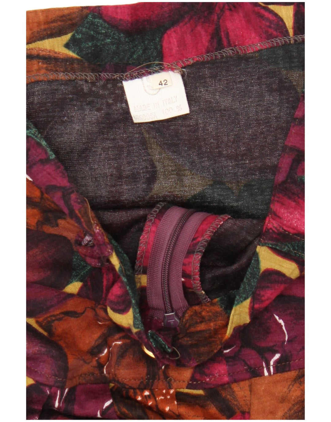 Vintage γυναικεία φούστα σε γραμμή Α IT 42 Medium W26 Πολύχρωμη Floral