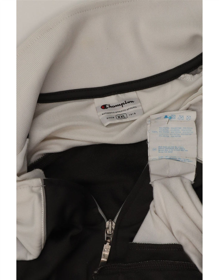 Ανδρική φόρμα Champion Top Jacket 2XL Black Colourblock Polyester