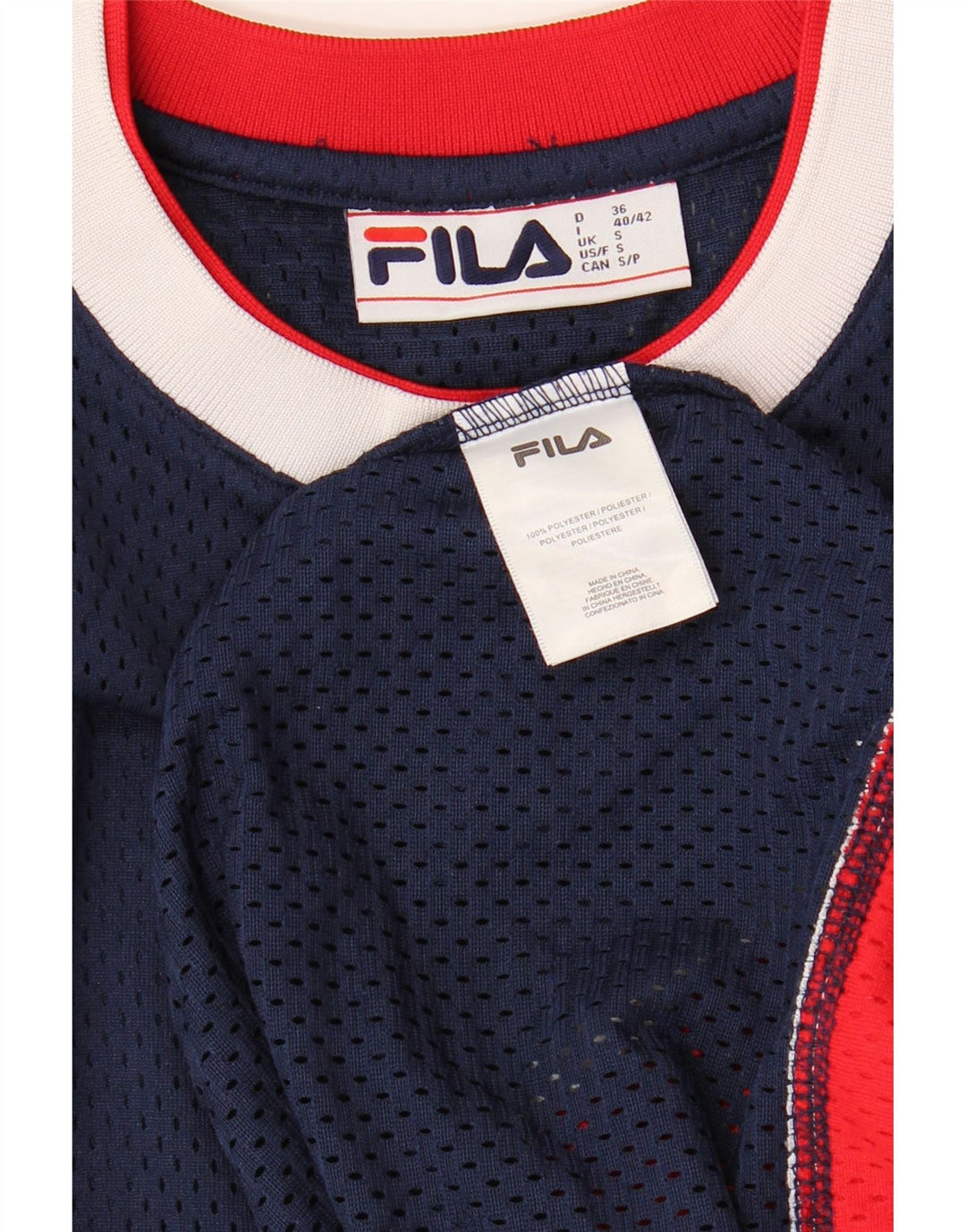 Ανδρικό γραφικό T-Shirt FILA Top Small Navy Blue