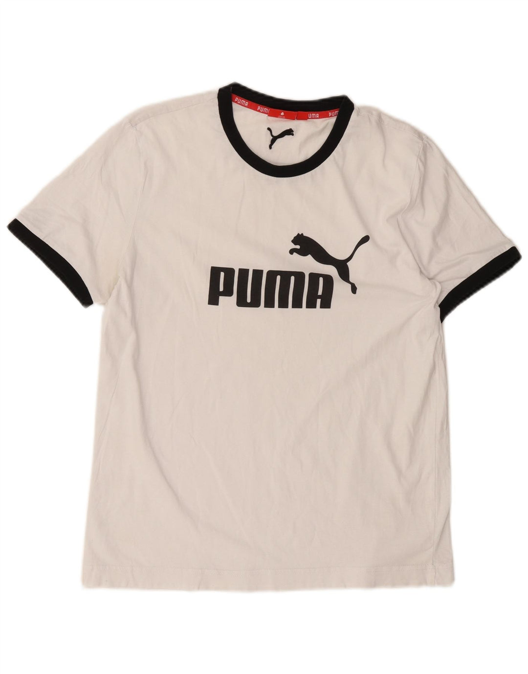 Ανδρικό γραφικό μπλουζάκι Puma, μεσαίο λευκό