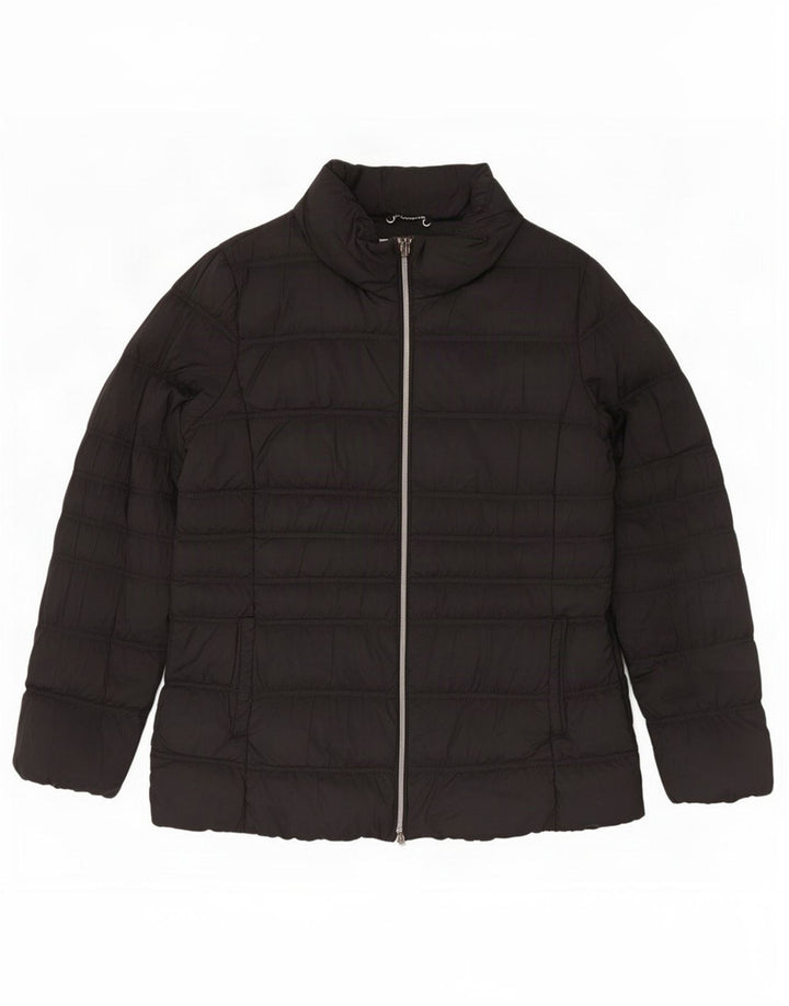 Γυναικείο μπουφάν Geox UK 12 Medium Black