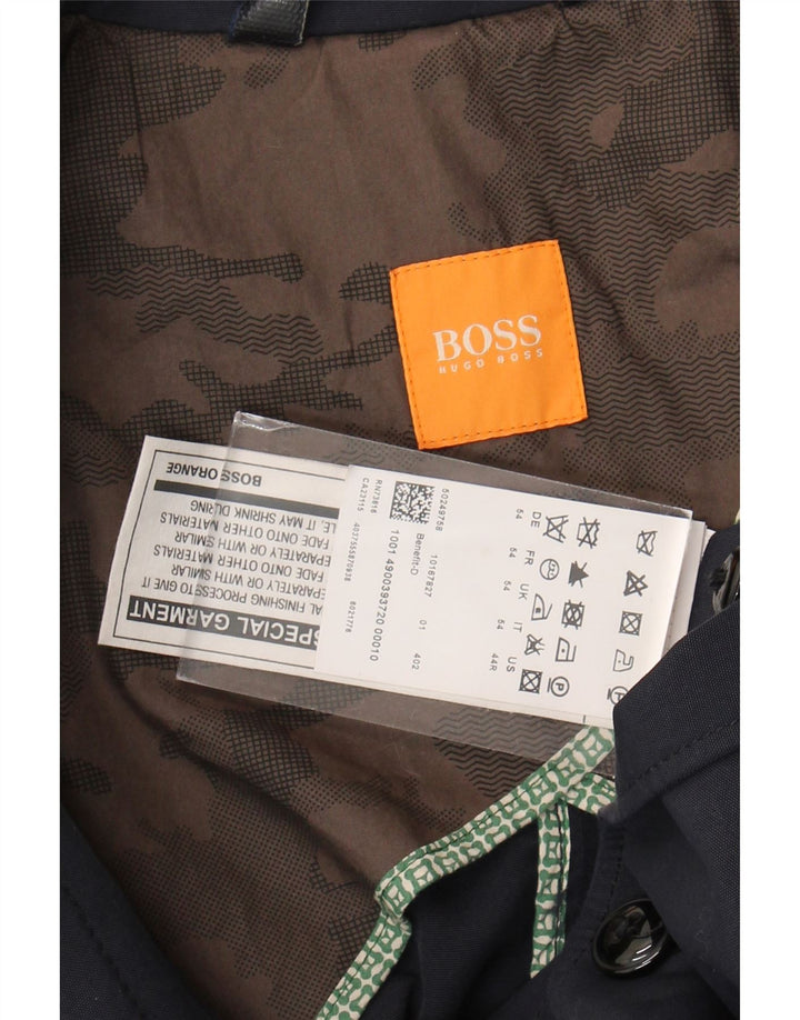 Hugo Boss Ανδρικό σακάκι μπλέιζερ με 2 κουμπιά EU 54 2XL Navy Blue Cotton