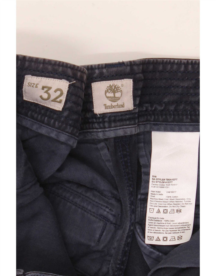 Ανδρικό σορτς Cargo Timberland W32, μεσαίο ναυτικό, βαμβακερό