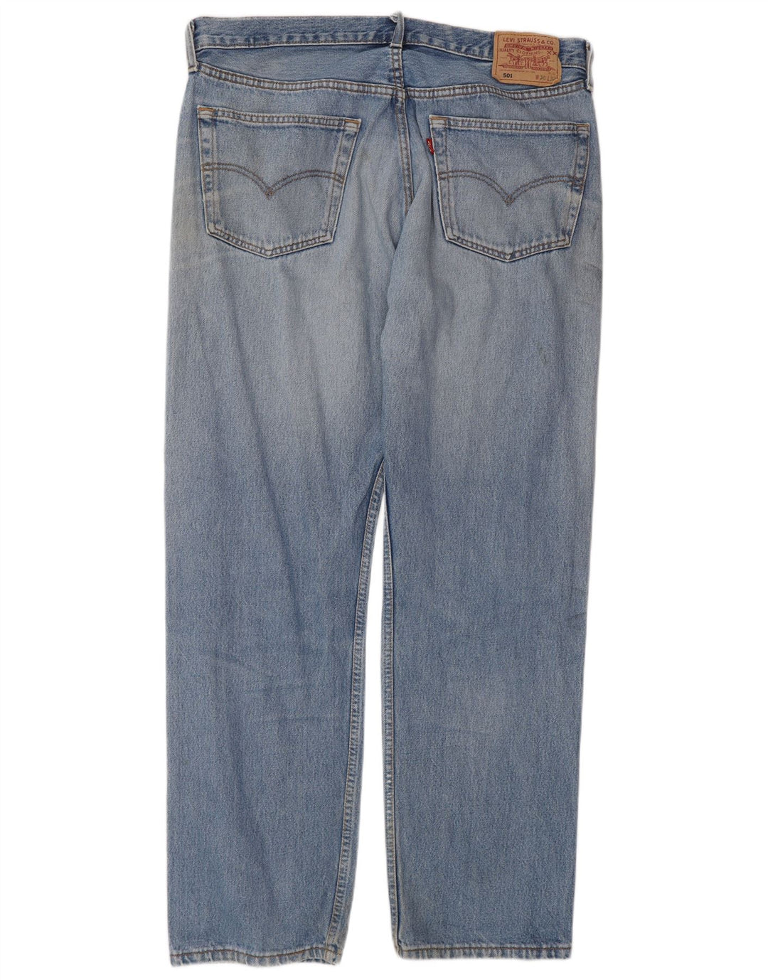Ανδρικό τζιν Levi's Straight W38 L32 Μπλε βαμβακερό