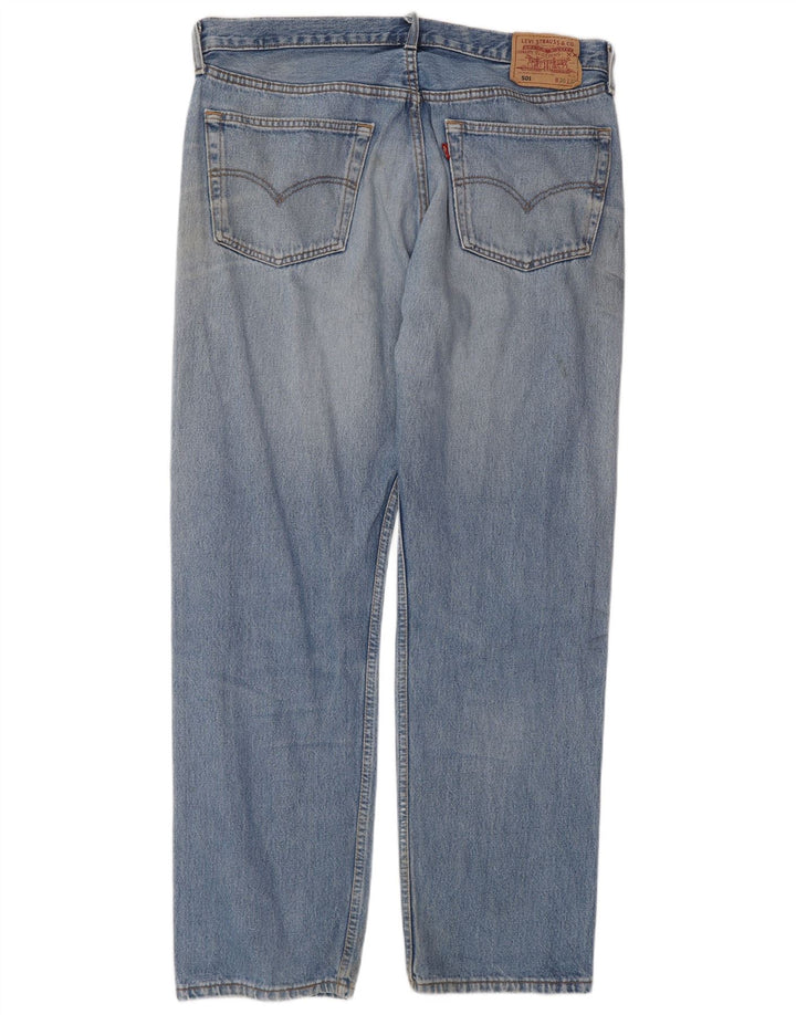 Ανδρικό τζιν Levi's Straight W38 L32 Μπλε βαμβακερό