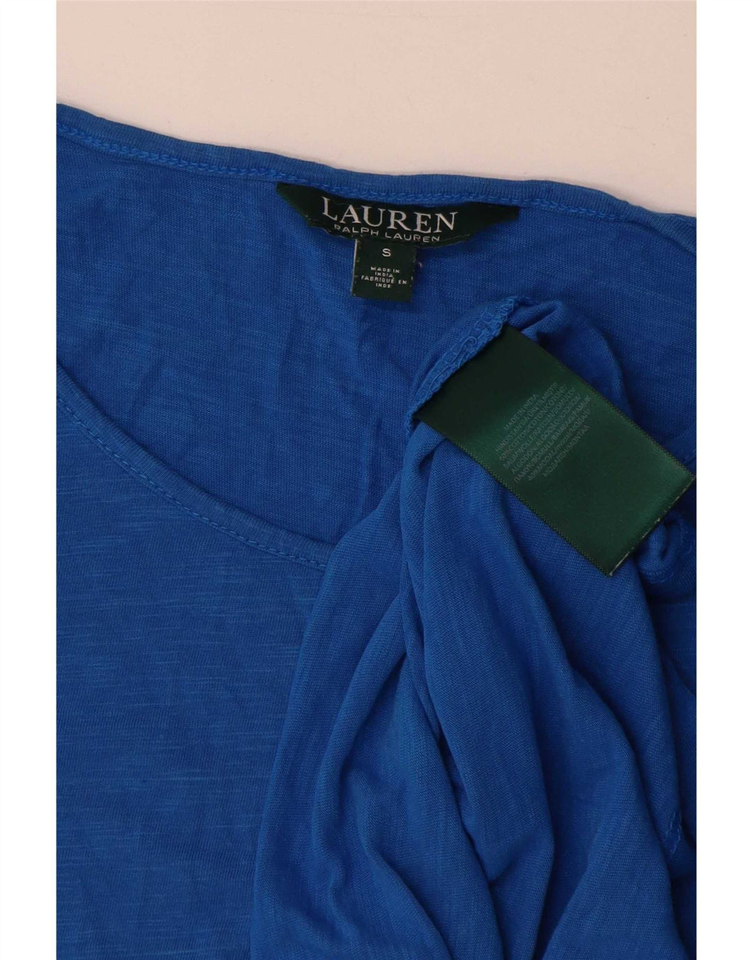 Γυναικείο γιλέκο Ralph Lauren τοπ UK 10 Small μπλε βαμβακερό