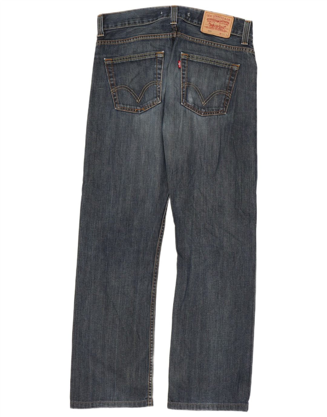 Levi's Mens 506 Standard Fit Straight Jeans W33 L31 Blue