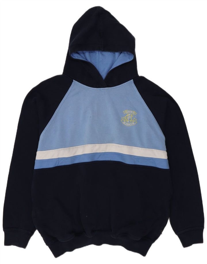 O'Neills Γυναικείο Hoodie Jumper UK 14 Medium Navy Blue Colourblock