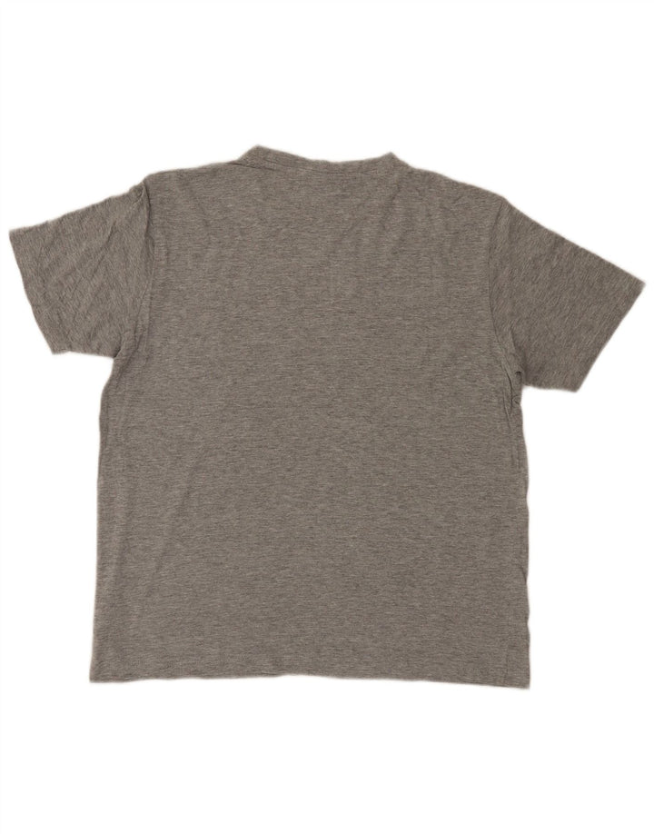 Ανδρικό γραφικό T-Shirt Ellesse Top Medium Grey Cotton