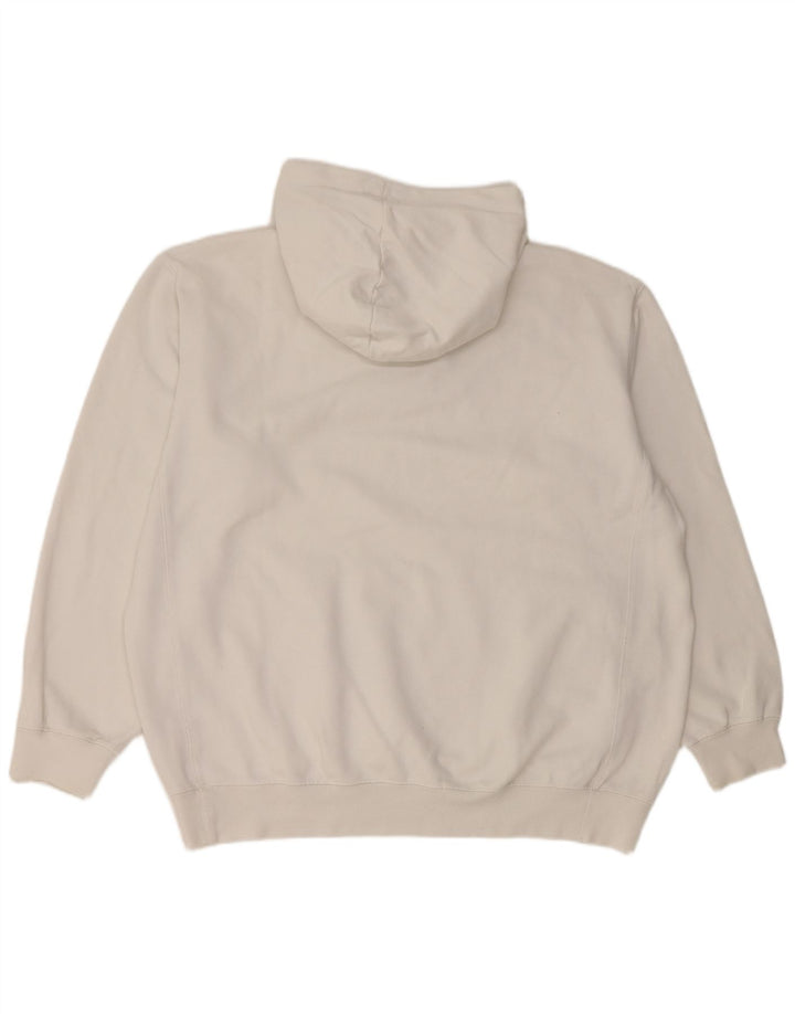 Ανδρικό φούτερ με κουκούλα NIKE UK 45/47 XL Λευκό βαμβακερό