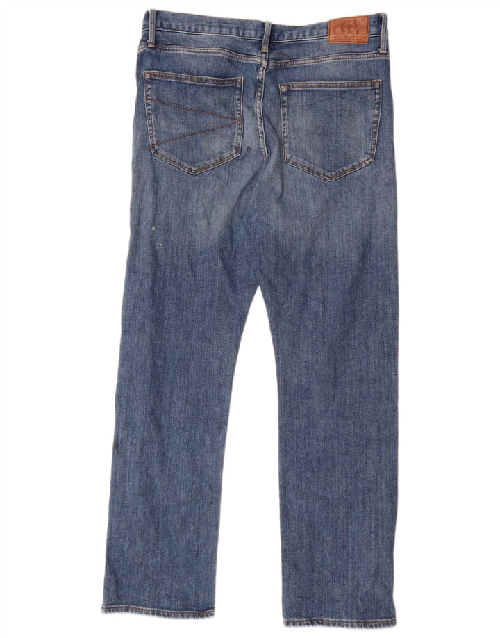 Marks & Spencer Ανδρικό Τζιν Μπλε Harbor Straight W34 L31 Βαμβακερό