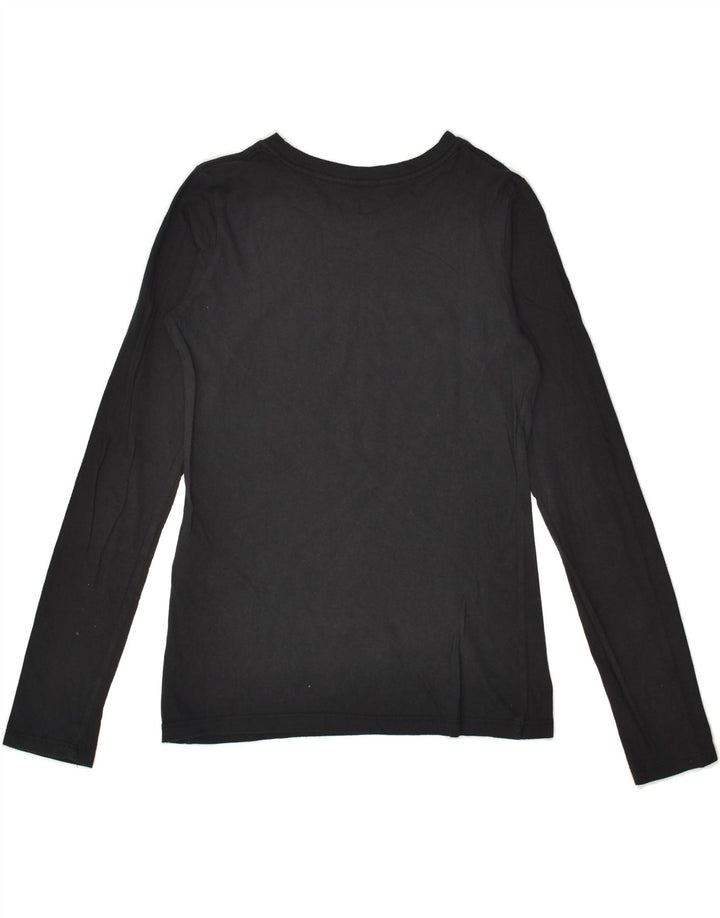 LEVI'S Girls Graphic Top Long Sleeve 13-14 Years Black Cotton | Vintage Levi's | Thrift | Second-Hand Levi's | Used Clothing | Messina Hembry 
