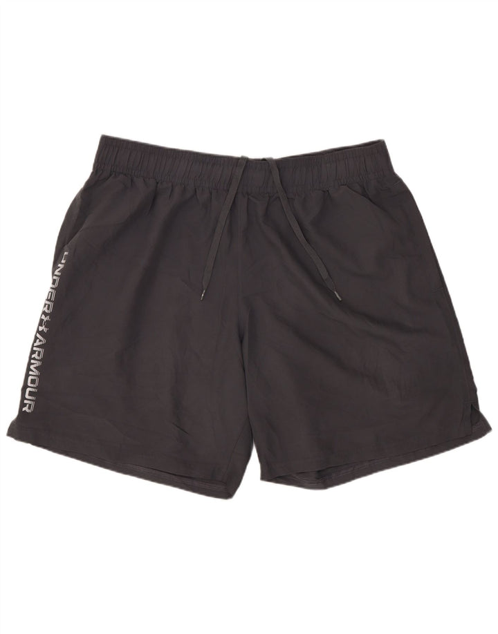 Ανδρικό γραφικό αθλητικό σορτς Under Armour XL Grey Polyester