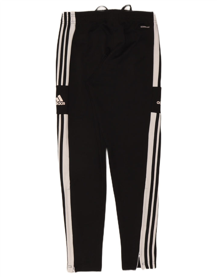 Ανδρική αθλητική φόρμα Adidas Παντελόνι μεσαίο μαύρο ριγέ πολυεστέρα