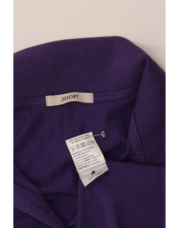 Joop Γυναικείο Πόλο Μπλουζάκι IT 44 Βαμβακερό μεσαίο μωβ