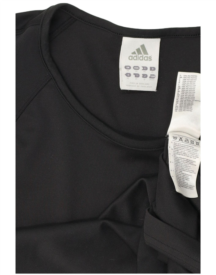 Ανδρικό γραφικό T-Shirt Adidas Top Medium Μαύρο Πολυεστέρας
