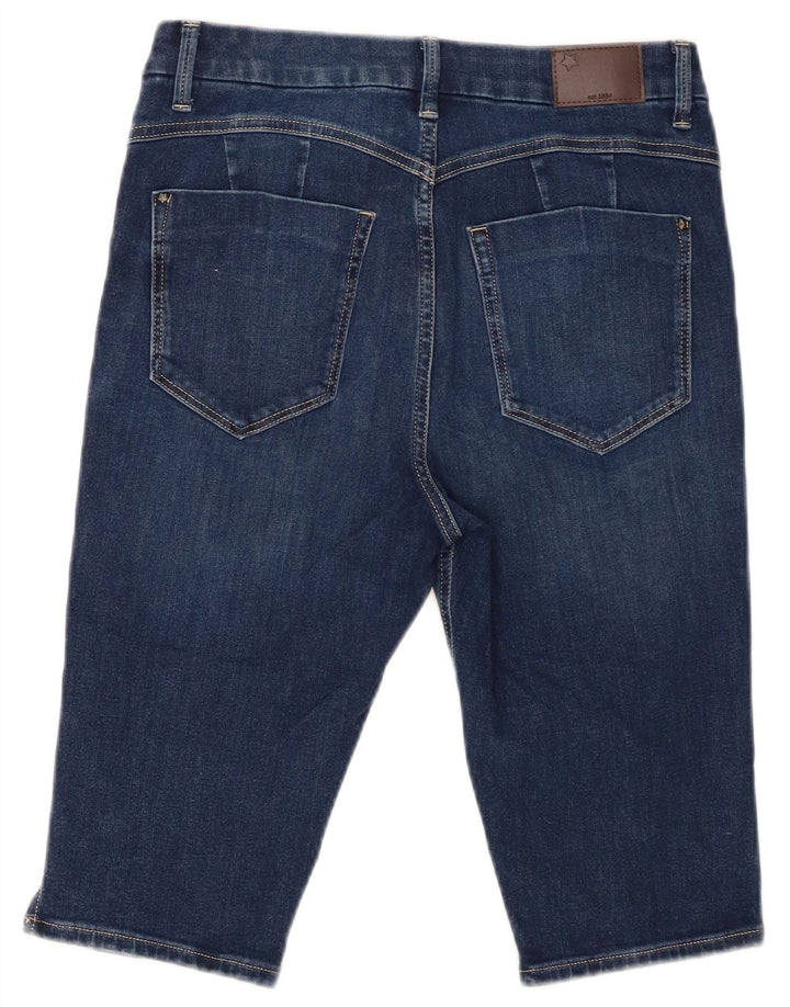 Marks & Spencer Γυναικείο τζιν σορτς UK 12 Medium W32 Μπλε βαμβακερό