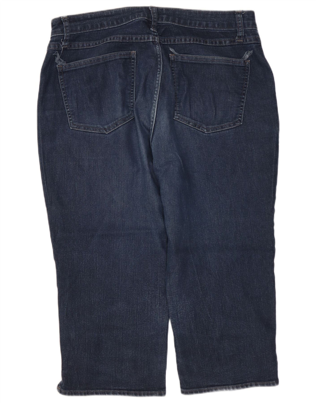 LEE Womens Riders Ψηλόμεσο Capri Jeans US 12 Large W32 L19 Navy Blue