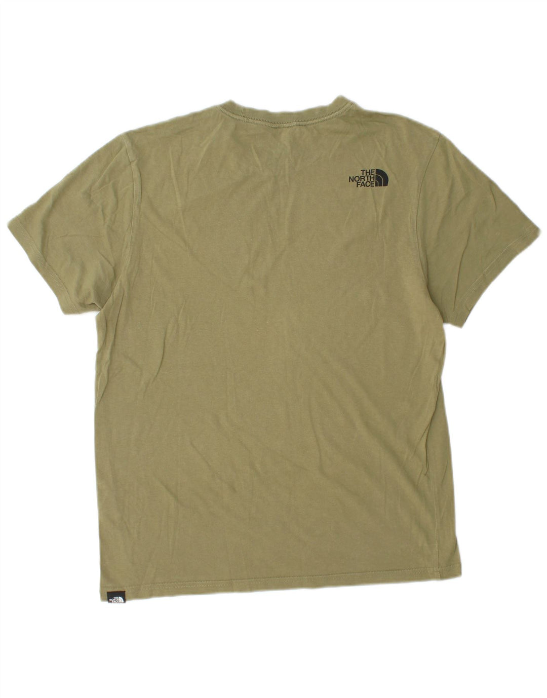 Ανδρικό T-Shirt THE NORTH FACE Τοπ μεσαίο χακί βαμβακερό