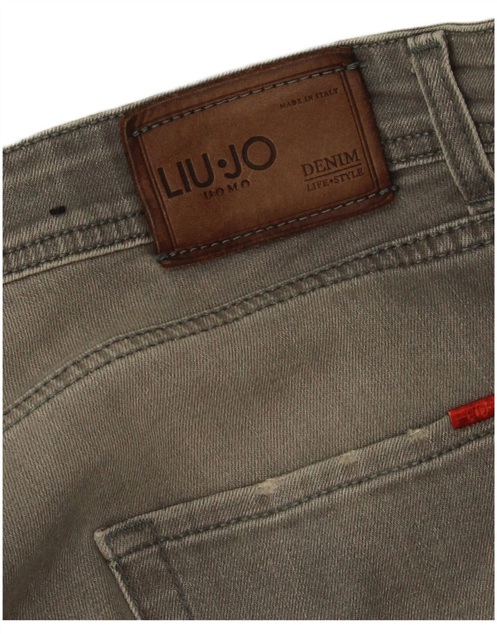 Liu Jo Mens Slim Jeans W36 L31 Γκρι