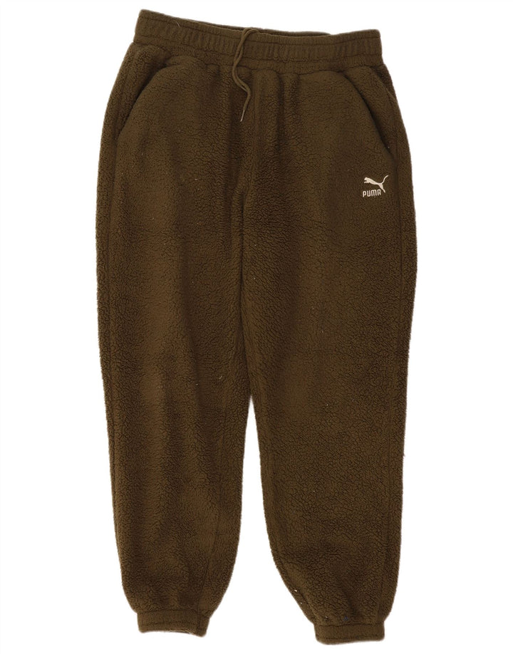 Puma Ανδρική φόρμα Fleece Παντελόνι Joggers Large Khaki Polyester