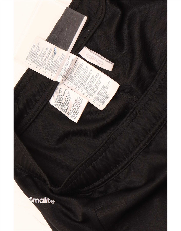 Ανδρικό σορτς Adidas Climalite από μεσαίο μαύρο πολυεστέρα