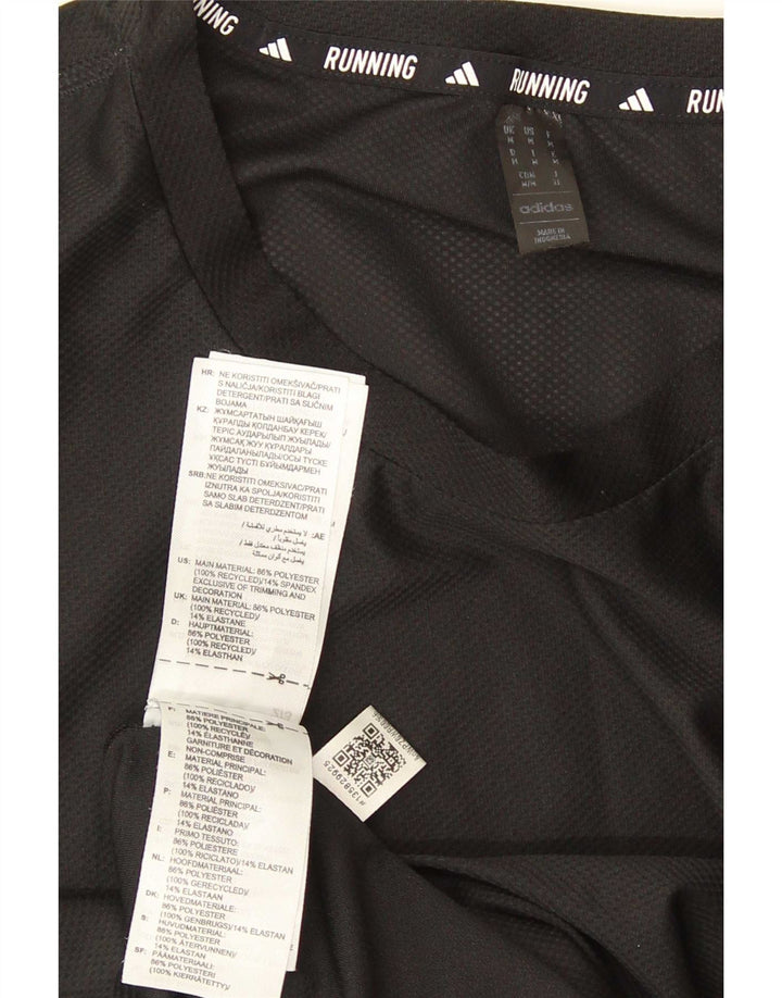Ανδρικό T-Shirt Adidas Top Medium Μαύρο Πολυεστέρας