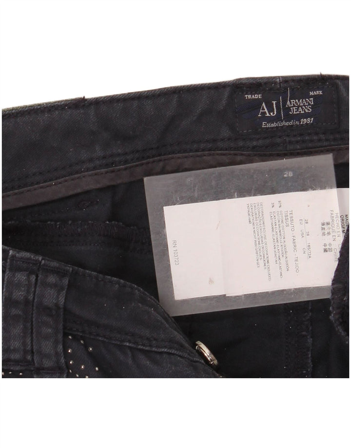 ARMANI Γυναικείο Skinny Jeans W28 L30 Navy Blue Cotton