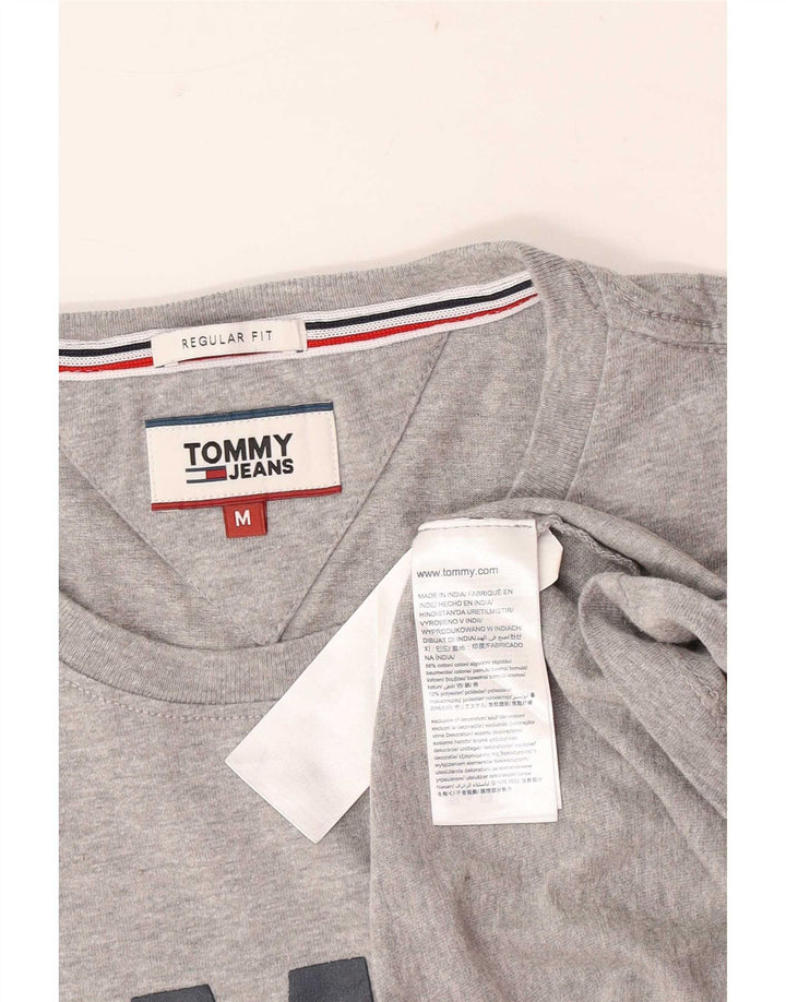 Ανδρικό γραφικό μπλουζάκι Tommy Hilfiger, κανονική εφαρμογή, μεσαίο βαμβακερό γκρι