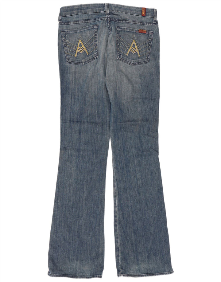 7 For All Mankind Γυναικεία τζιν με φλας W32 L34 Μπλε βαμβακερό