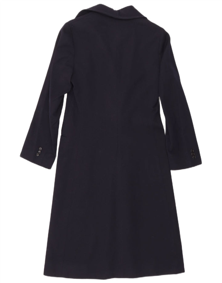 Vintage Γυναικείο Ανοιχτό Πανωφόρι UK 8 Small Navy Blue