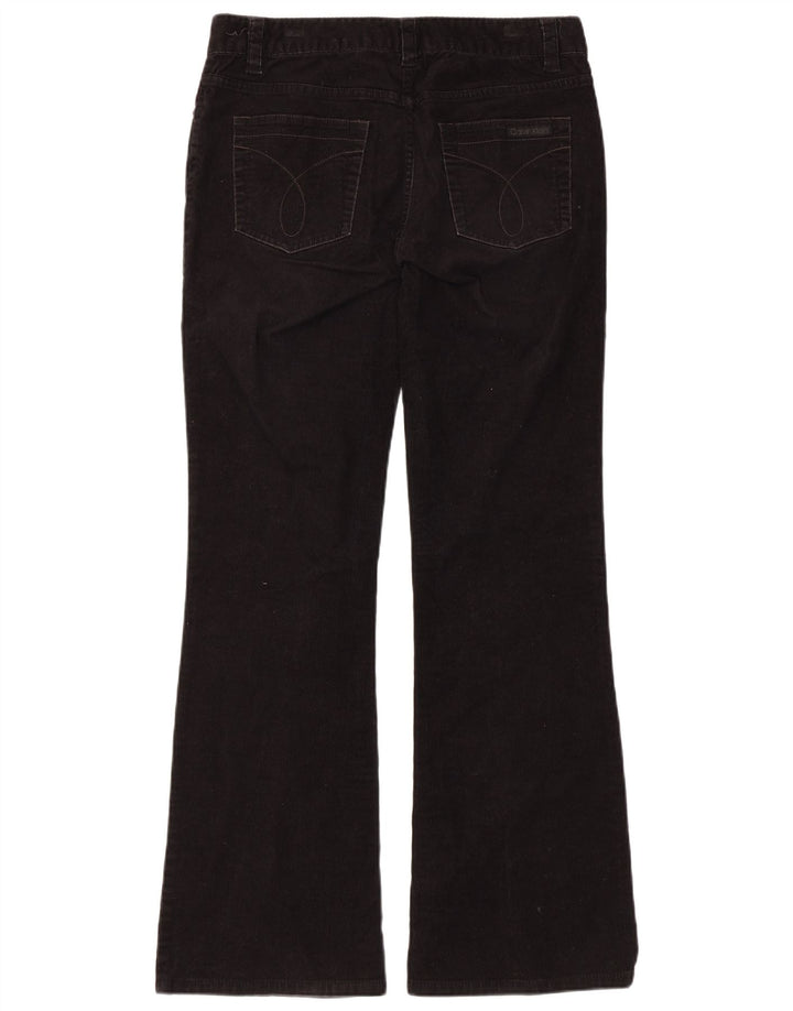 Calvin Klein Γυναικείο μποτάκι κοτλέ παντελόνι US 8 Medium W32 L31 μαύρο
