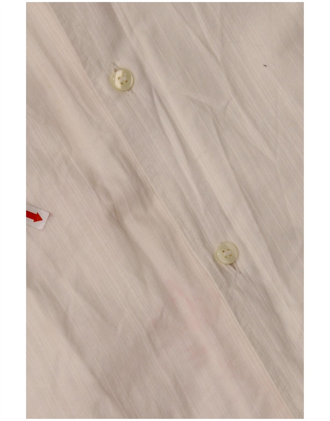 Ανδρικό πουκάμισο ARMANI JEANS Βαμβακερό μεσαίο σε λευκό χρώμα