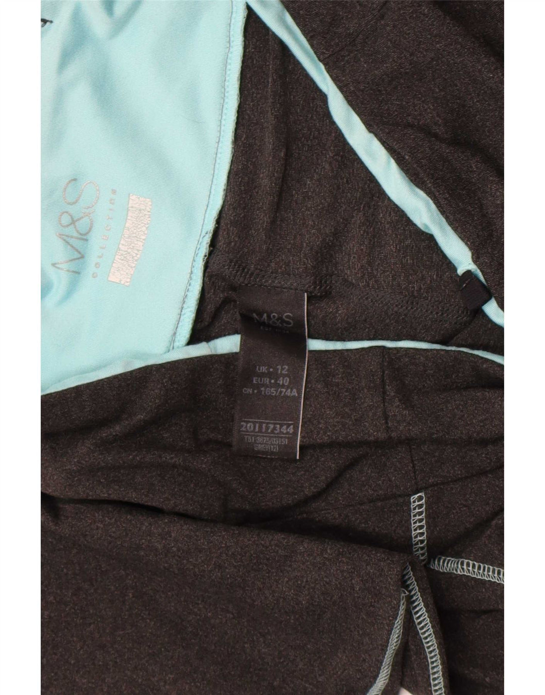 Γυναικεία κολάν Marks & Spencer UK 12 Medium Grey Colourblock Polyester