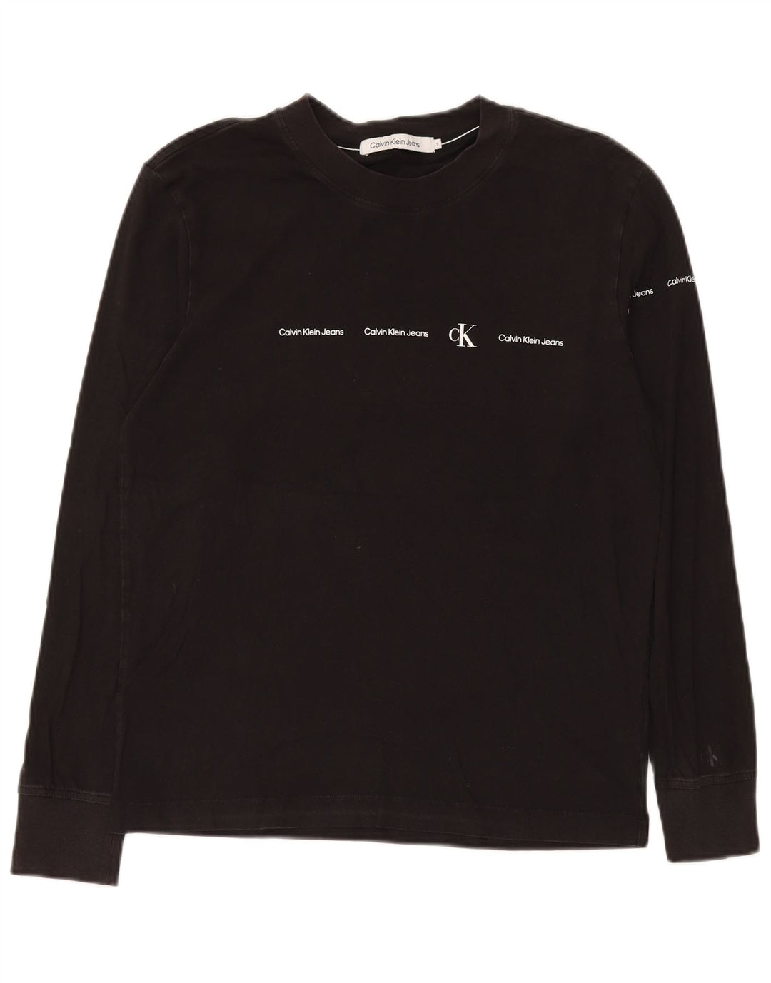 Calvin Klein Jeans Ανδρικό γραφικό τοπ Μακρυμάνικο μικρό βαμβακερό