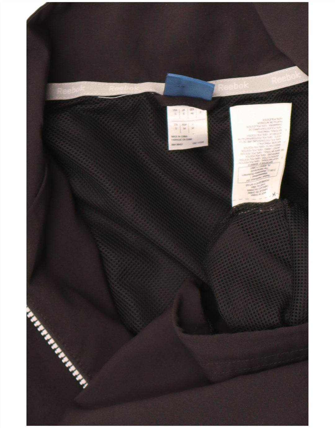 Ανδρική φόρμα Reebok Top Jacket Small Black Colourblock Polyester
