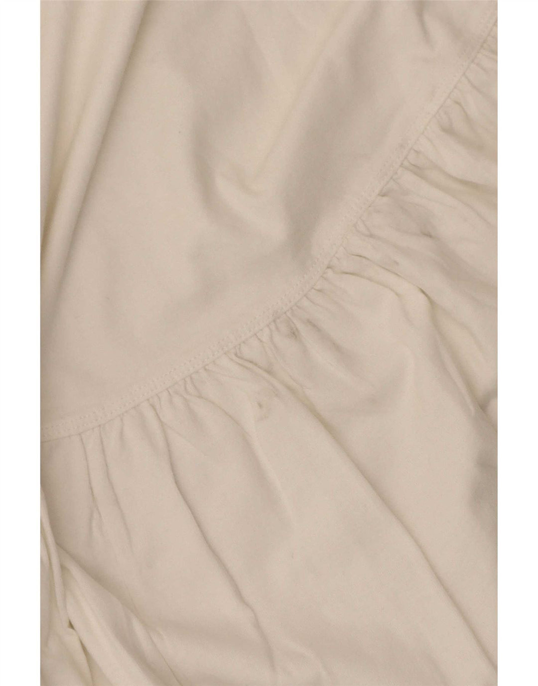 Zara Γυναικεία Μπλούζα Oversized Top UK 10 Small White Cotton