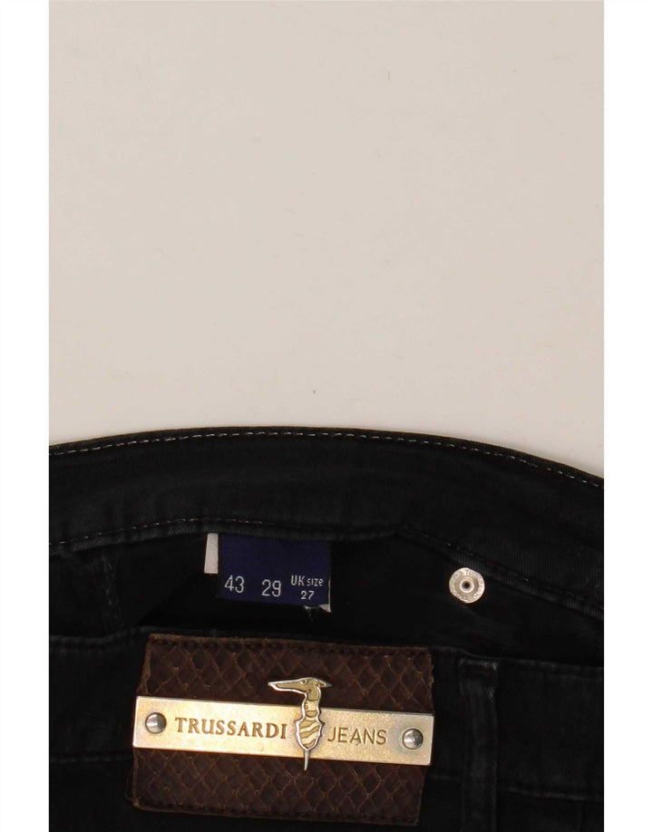 Γυναικείο τζιν Trussardi ίσιο W27 L28 Μαύρο