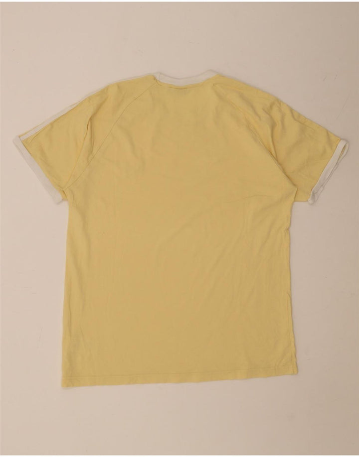 Ανδρικό T-Shirt Adidas Top μεγάλο κίτρινο βαμβακερό