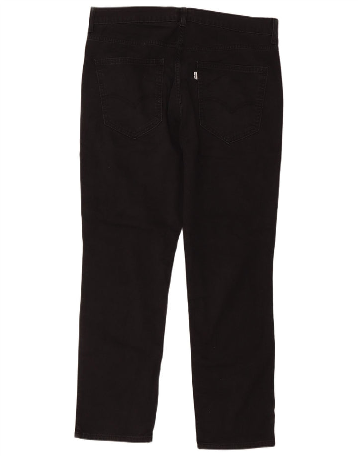 Ανδρικό παντελόνι Chino Levi's W36 L30 μαύρο βαμβακερό